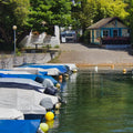 Stockfoto kostenlos Boote, die im Hafen am Bodensee liegen