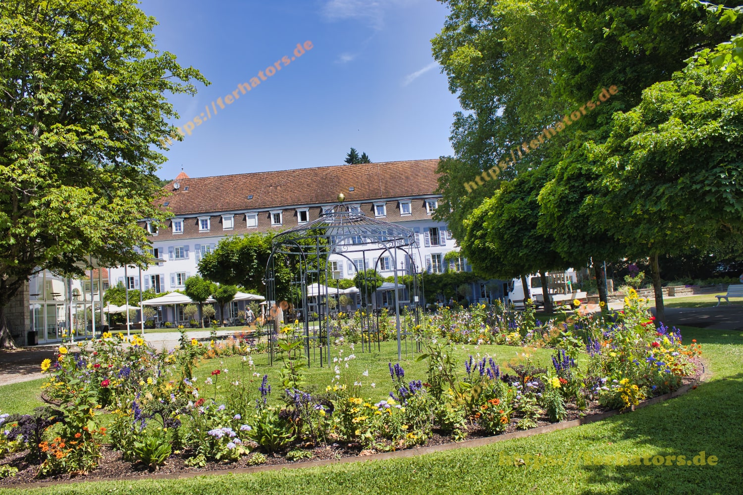 Stock Foto Kostenlos Überlingen Stadtgarten – Der schönste Blumenpark am Bodensee
